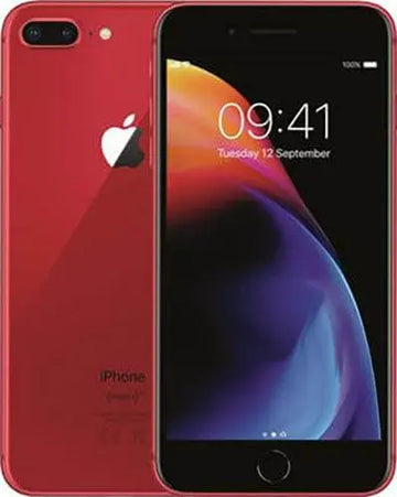 Purchase a pre-owned Apple iPhone 8 Plus in Red, available in New Zealand – excellent condition and competitively priced